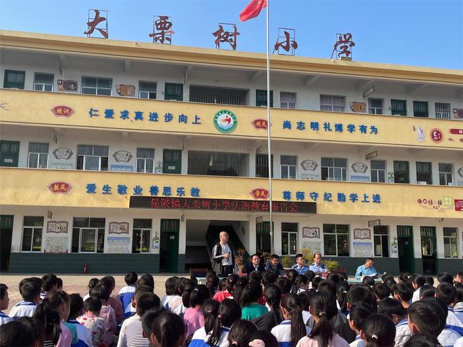 警爱护航 卫你成长——记晁陂镇大栗树小学法治教育进校园活动